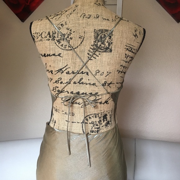 Asymmetric Dress w/ Crossed Strap Back - Picture 8 of 11